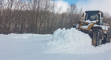Kar kalınlığı 40 santimetreye ulaşan yerler var