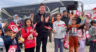 Altınordu Belediyesi depremzede çocuklara tebessüm oldu