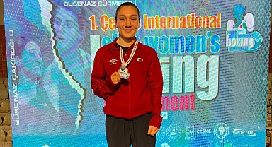 Boksun altın kızı Gamze'den altın madalya