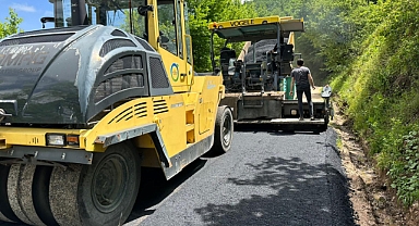 Gölköy ve Aybastı’nın ticari yoluna sıcak asfalt