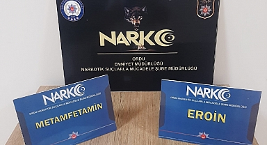 Ordu'da Narkotik operasyonlarda 1 kişi tutuklandı