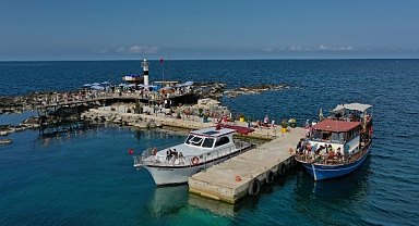 Fatsa Adası’na ziyaretçi akını 