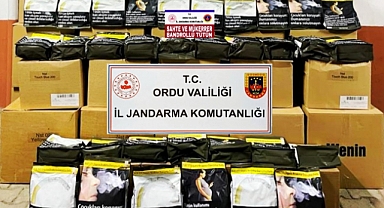 Ordu'da 420 kg sahte tütün ele geçirildi