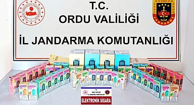 Ordu'da kaçak elektronik sigara operasyonu