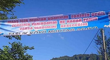 'Fakirin değil, zenginin yanındayım' diyen muhtar adayına ceza