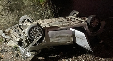 Ordu'da otomobil denize uçtu: 4 yaralı