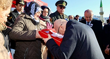 Şehidimiz Er Murat Atar'ı dualarla son yolculuğa uğurladık 