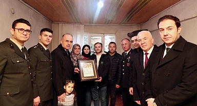 Şehit Murat Atar’ın ailesine “Şehadet Belgesi“ verildi