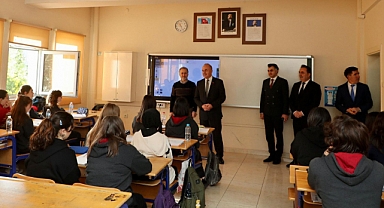 Vali Erol, Ordu Anadolu Lisesi'ni ziyaret etti
