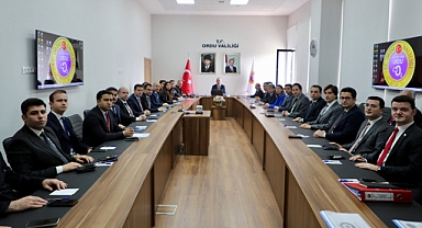 Ordu'da Seçim Güvenliği Toplantısı yapıldı