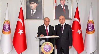 Azerbaycan Kars Başkonsolusu Guliyev, Ordu'ya geldi