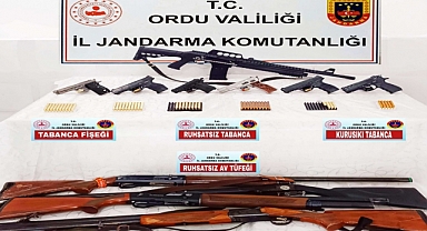 Ordu'da Silah Kaçakçılığı Operasyonu: 5 Tutuklama