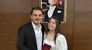 Mısırlı ve Altuntaş ailelerinin mutlu günü