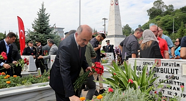 15 Temmuz Şehitlerimiz dualarla yad edildi