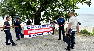 Çaka Beyaz Kum Plajı'na ücretli giriş iddiaları asılsız çıktı