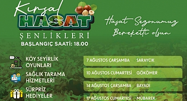 Altınordu kırsal hasat şenlikleri başlıyor
