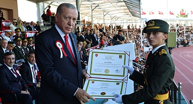 Kara Harp Okulu Birincisi Akkuşlu Teğmen Ebru Eroğlu Oldu