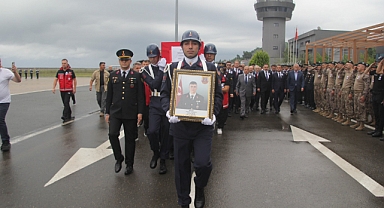Şehit J. Uzm. Çvş. Yavuz Güney, memleketi Ordu’da son yolculuğuna uğurlandı