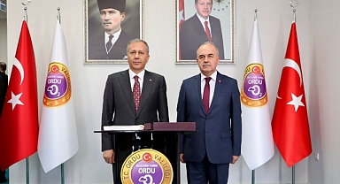 İçişleri Bakanı Ali Yerlikaya’dan Ordu Valiliği ve esnaf ziyareti