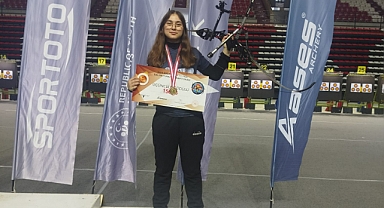 Genç Okçu Melis Erva, Ordu'yu gururlandırdı!