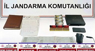 Fatsa'da operasyon: 57 imzalı boş senet ve radar tespit cihazı ele geçirildi!