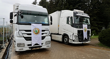 Ordu’dan Azerbaycan’a 3 tır fidan gönderildi