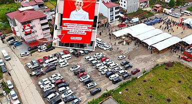 Atıl araziye hayat verdi, mahalleyi sevince boğdu!