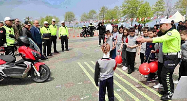 Trafik güvenliği için farkındalık etkinliği düzenlendi