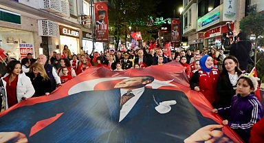 102. Yıl Cumhuriyet Yürüyüşü gerçekleştirildi