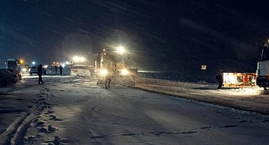 Ordu–Sivas yolunda kar kabusu: Ulaşım tamamen durdu