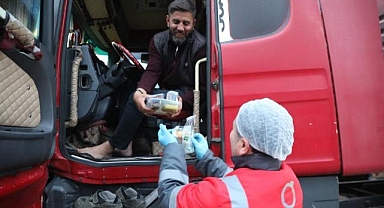 Ordu’da Uzun Yol Şoförlerine Ramazan Desteği