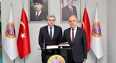 Büyükelçi Archil Kalandia Ordu Valiliği’nde ağırlandı