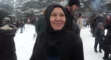 Keyfalan Yaylasında renkli Kar Festivali